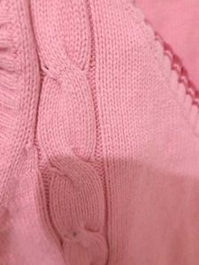 Pink Knitted Vest