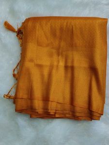 Orange Banarasi Saree