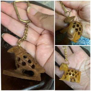 Price Drop💯Combo Of 3 Wooden Rare Keychains