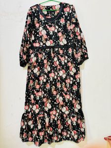 Black Floral Anarkali Kurta🌺✨
