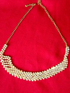 Sparkling Rhinestone Necklace &amp; Earring Set