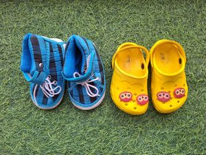 Boys Footwear 2 Pairs Size 5.5 Inches