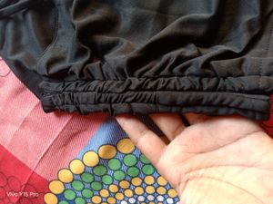 Black Sleeveless Crop Top