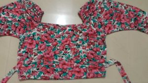 Floral Print Crop Top