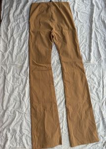 Beige NEW WITH TAG Front Slit Bootcut Pants