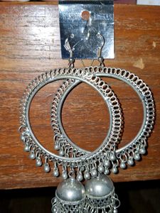Hoop Jhumka Earrings