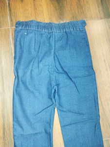Denim Flare Pants