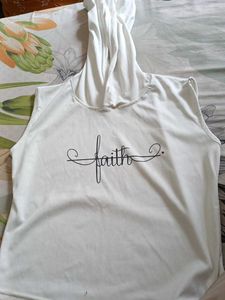 Faith Sleeveless Hoodie