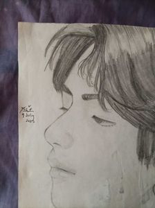 BTS Taehyung Sketch