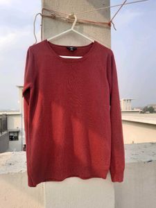 Fig Maroon Sweatshirt For Women