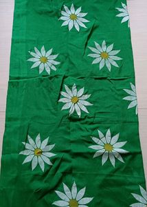 Floral Print Sunflower Saree