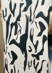 Abstract Print Maxi Dress