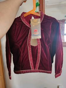Anouk Maroon Lehenga