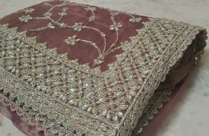Beautiful Designer Saree With Blouse Piece