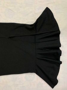 Shein Black One-Shoulder Dress