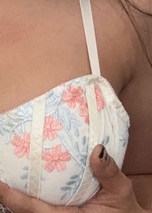 White Embroidered Bralette Top