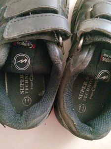 Campus kids black shoes