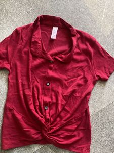Red Crop Top For Women