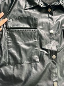 Black Faux Leather jacket