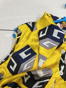 Yellow Geometric Top
