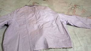 Lavender Denim Jacket