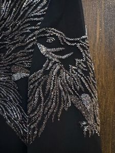 Embroidered Black Blazer