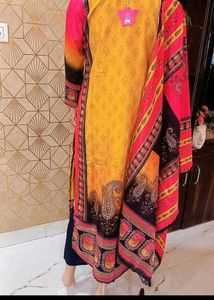 Brand New Heavy Chinon Pakistani Style Suit Set