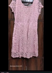 Pink Lace Dress