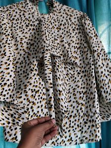 Beautiful Printed Formal Top - Western Wear - Formal Wear
