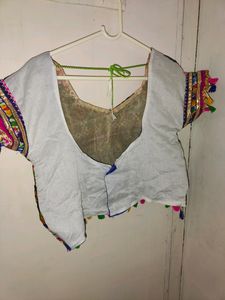 White Blouse Glass Work