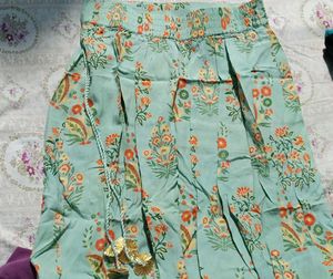 Mint Floral Lehenga Set