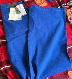 Brand New Flared Blue Jeans For Women