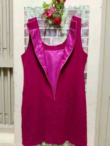 Chic Magenta Dress unique design n colour
