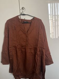 Brown Zara Top