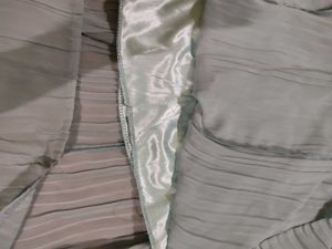 Teal Pleated Midi Skirt