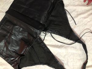 SHIEN black Leather Criss Cross Top🎀