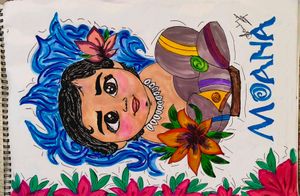 Moana Art Work ( Cartoon)
