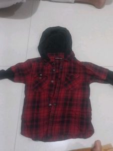 Red &amp; Black Checkered Shirt