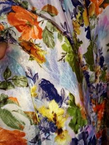 Beautiful Shiny✨✨ Soft  Floral Gown 🌹🌹