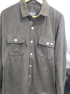 Royal Jack Corduroy Shirt - Olive Green