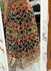 Floral Print Maxi Skirt