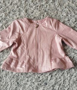 Pink Ruffle  Jacket