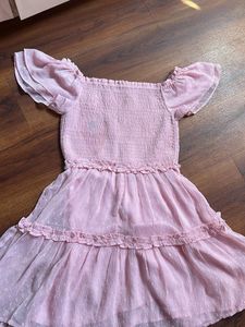 Cute Pink Girls Dress 9-10yrs