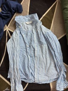 Striped Button-Down Shirt