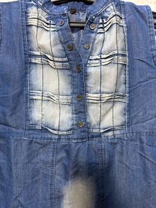 Denim middi +combo offer with free bies