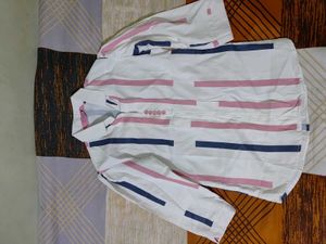 Striped Casual Shirt Cum Top