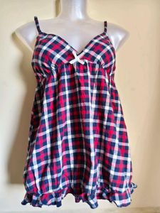 🎁Buy 2 Get 1 Free🎁 Plaid Cami Top Size S/M