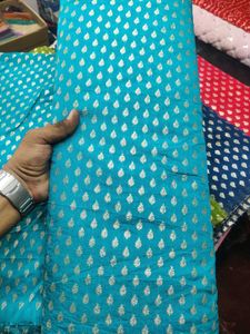 Chanderi Fabric With Butta Work