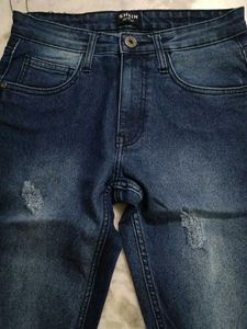 Ripped Blue Jeans for Mens-New with tag