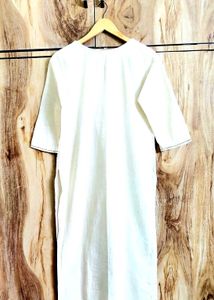 Offwhite Cotton Kurti Size-34